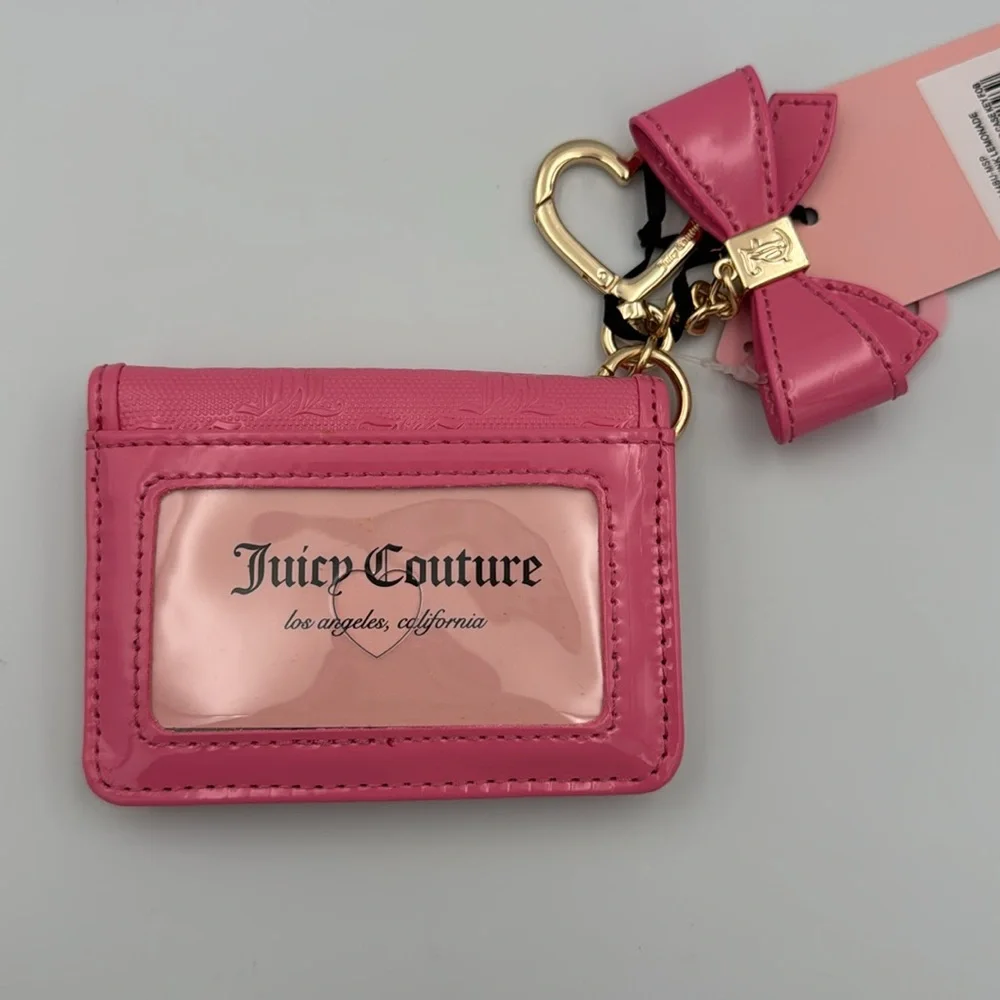 Juicy‎ Couture Pink Bow Tote & Wallet Set NWT Gold Hardware Large Bag
